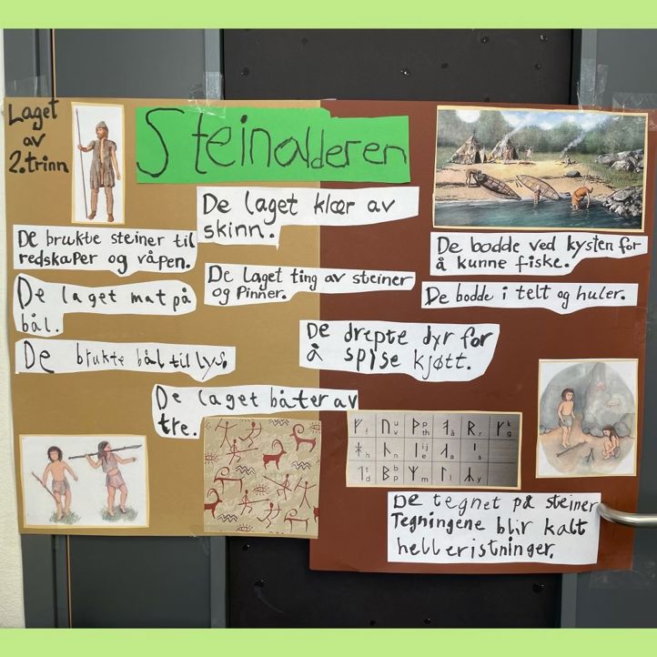 Plakat steinalderen