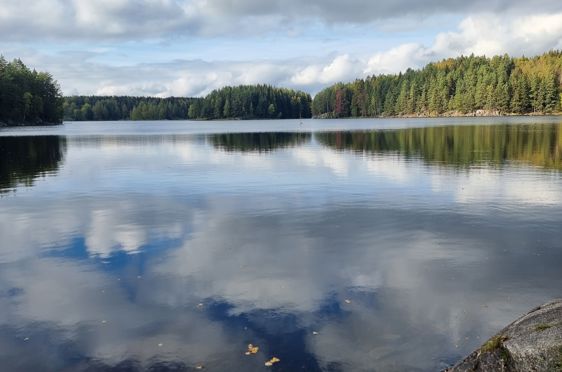 Nøklevann en høstdag